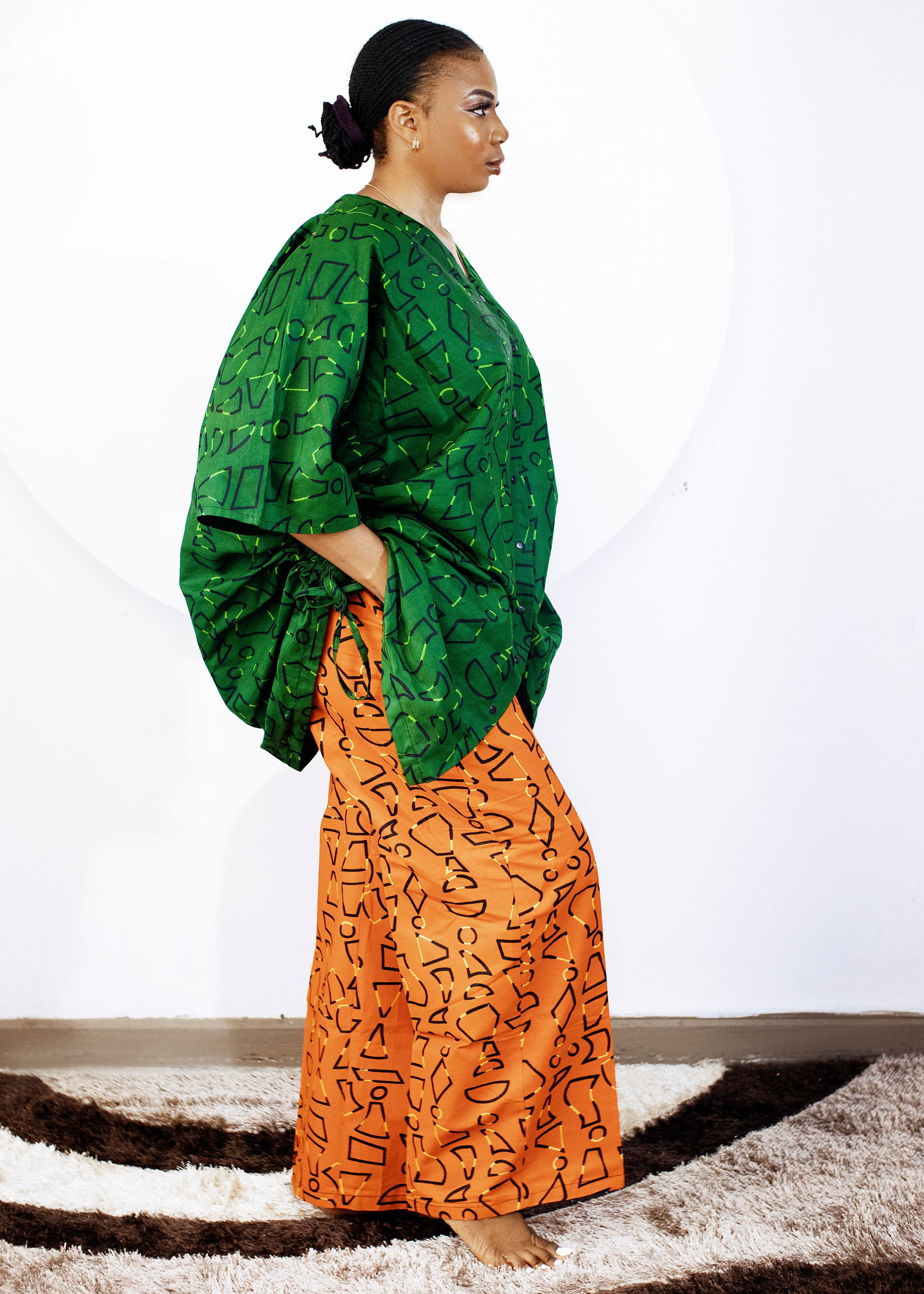 Patterned Wrap Set